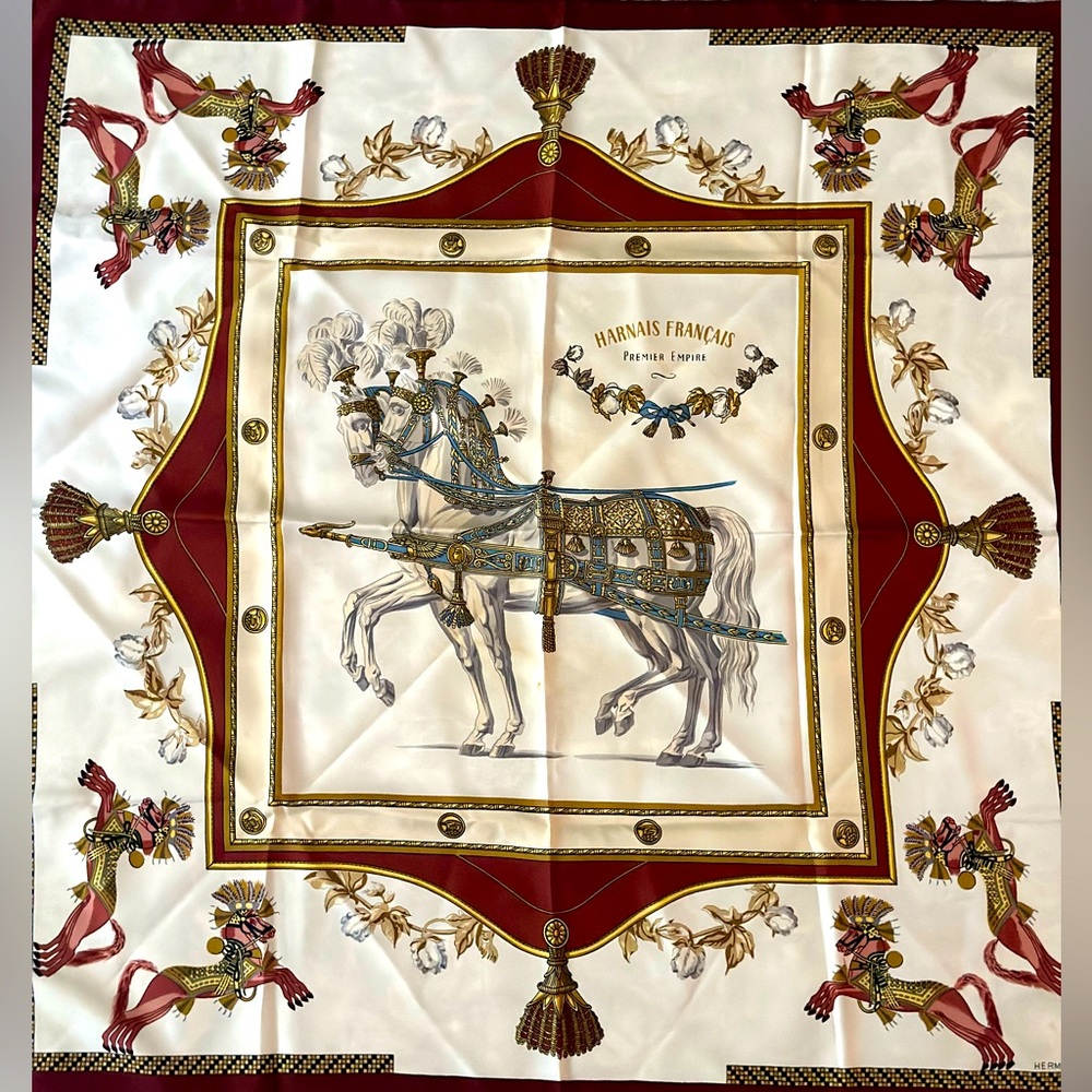 100% silk Celine scarf